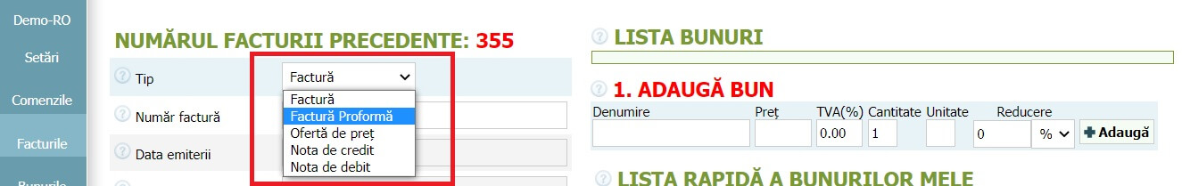 Cum sa creați o factură proformă Cum sa creați o factură proformă