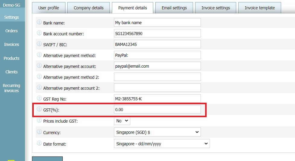 How to make an invoice without GST