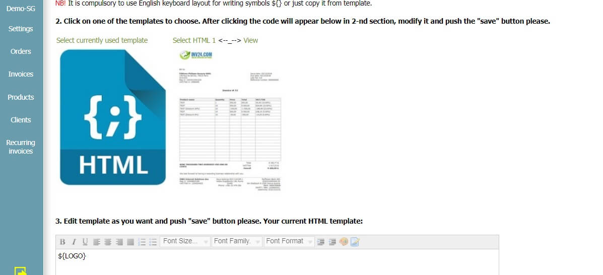 How to make your own custom invoice template