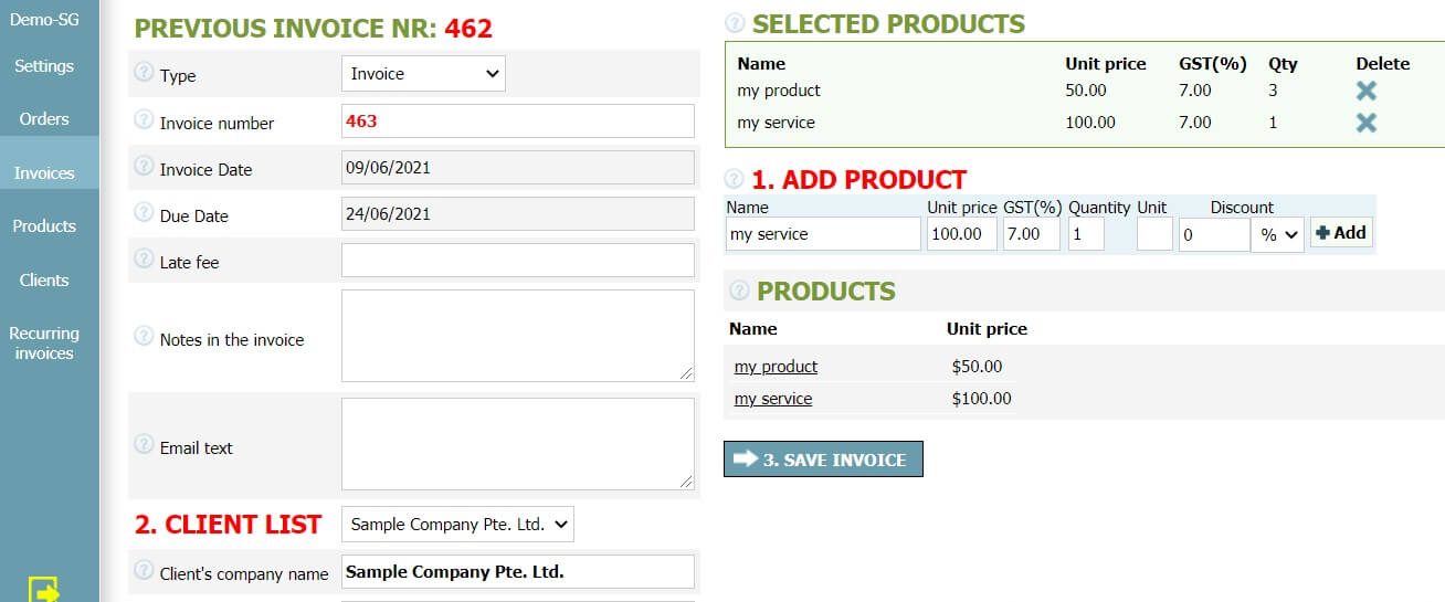 How to make an invoice