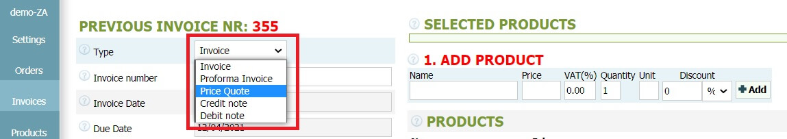 How to Create a Price Quote How to Create a Price Quote