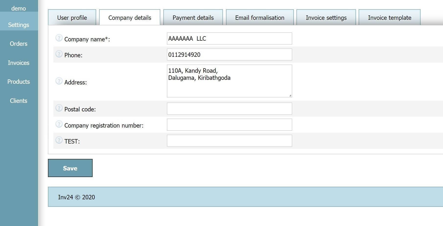 Simple Invoice Software Inv24